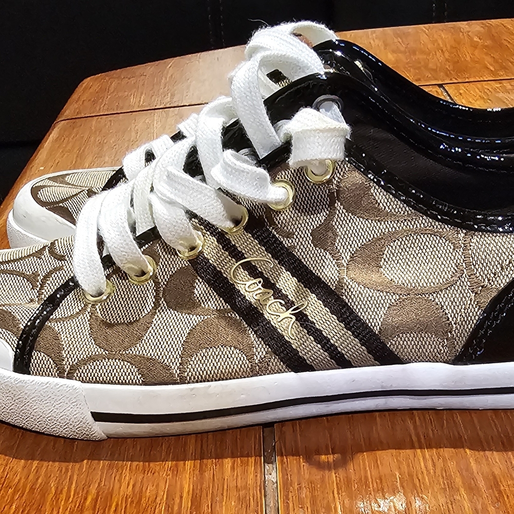 Coach Signature Canvas Sneakers